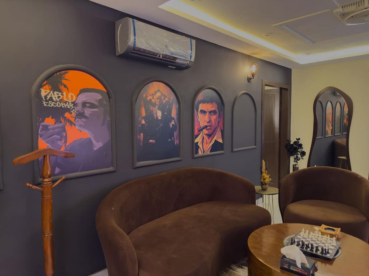 Godfather Inspired 1BR | Bold & Stylish Interior photo 4