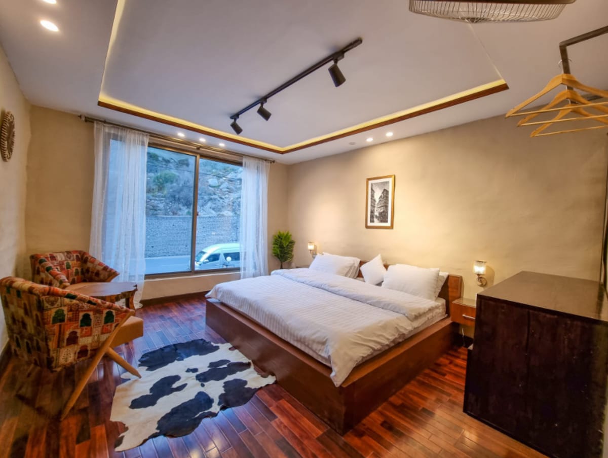 Luxury Suite in Hunza with Epic Mountain Views